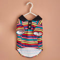 Striped Polo-Style Shirt, for dogs.