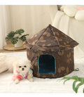 Cold-Weather Dome Tent Bed, for dogs and cats.