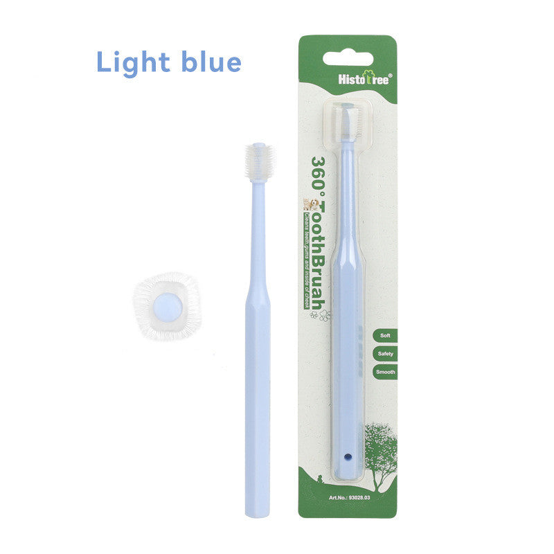 360-Degree Oral Cleaning Toothbrush, for dogs and cats.
