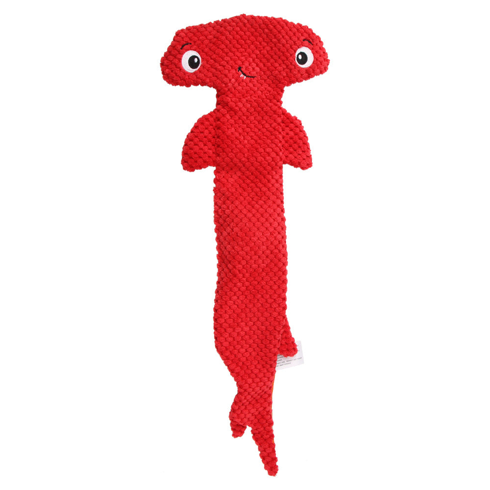 Hammerhead Shark Squeaky Toy for Playful Dogs, for dogs.