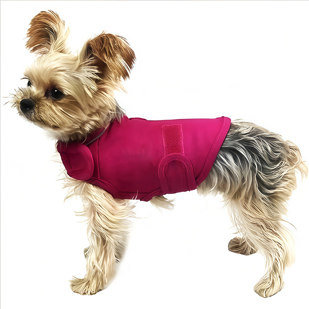 Snug-Fit Cotton Vest, for dogs.
