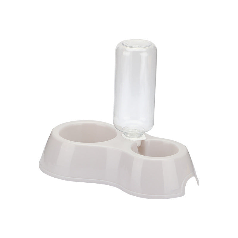 Automatic Double Bowl Pet Water and Food Feeder