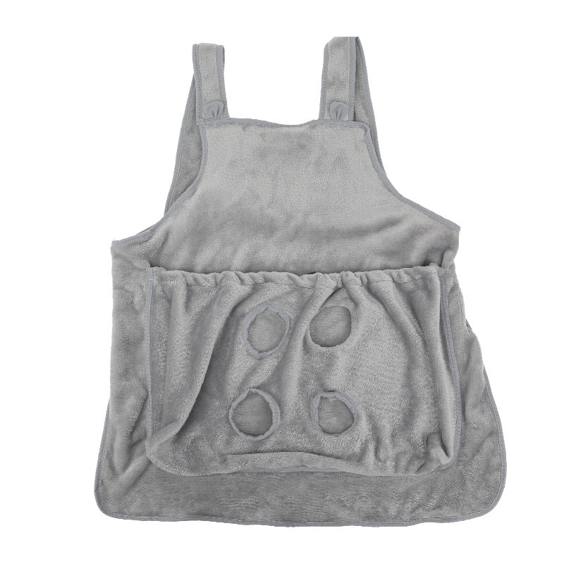 Plush Winter Hanging Chest Carrier Pouch for Small Pets