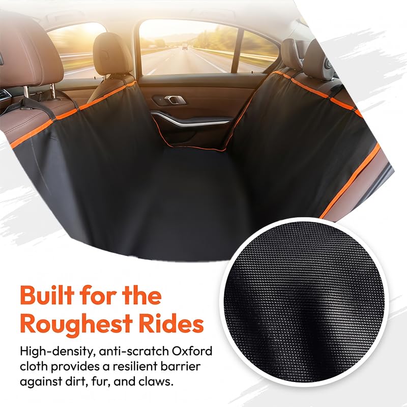 Polyester Back Seat Cover, for dogs.