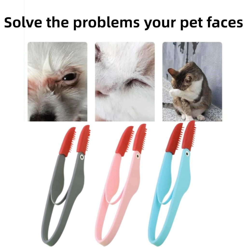 Soft Silicone Tear-Stain Comb, for dogs and cats.