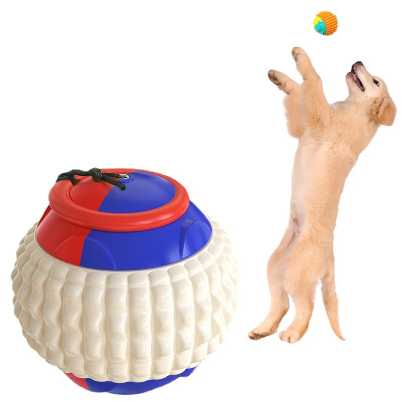 Gnaw-Resistant Golf-Style Fetch Ball, for dogs.
