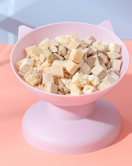 Raised Double Feeding Bowl, for dogs and cats.