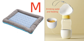 Ice Silk Cooling Pad for Dogs & Cats – Summer Heat Relief Mat – side view