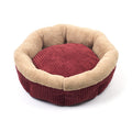 Soft Velvet Octagonal Nest Bed, for dogs and cats.