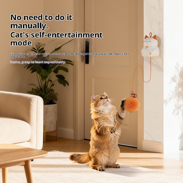 Elevating Smart Cat Ball Toy – Automatic Self-Play Roller