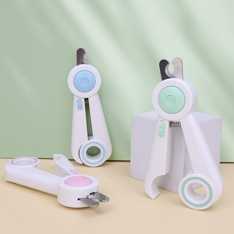 LED Light Nail Clipper, for dogs and cats.