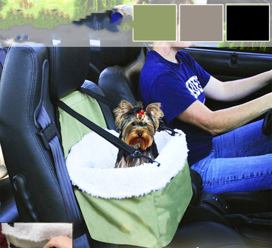 Double-Padded Canvas Car Bag, for dogs and cats.