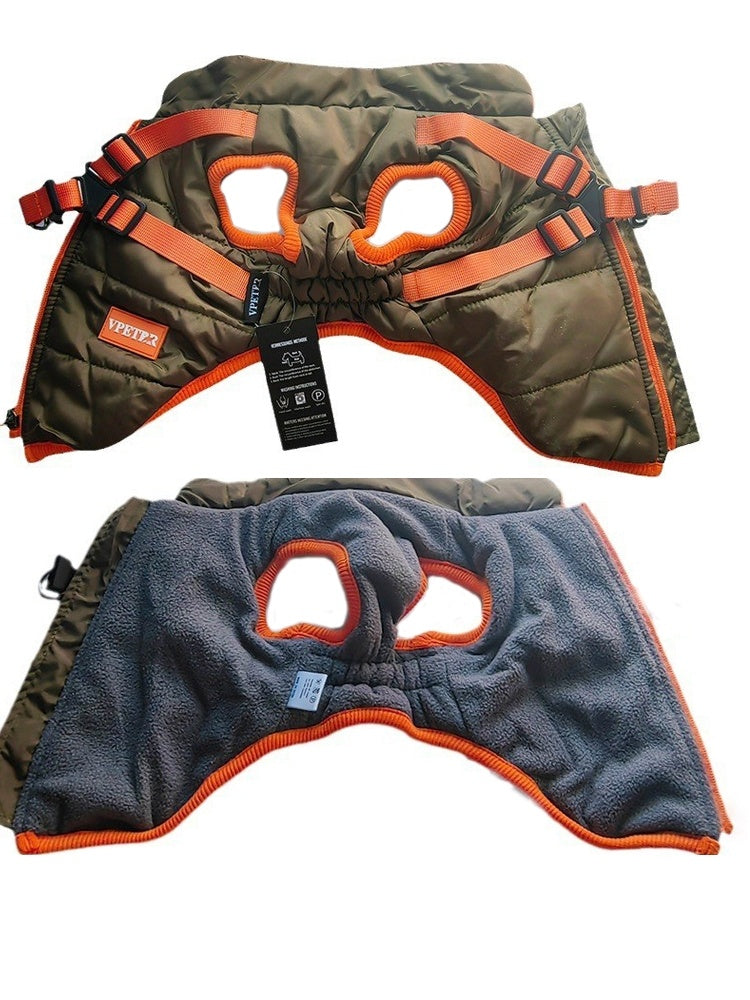 Padded Winter Ski Vest, for dogs.