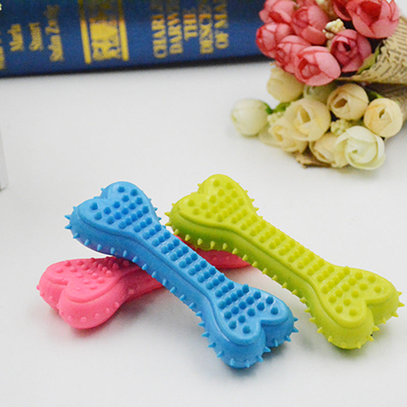 TPR Heart-Bone Chew Toy, for dogs.