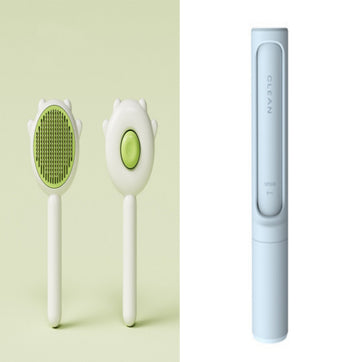 Pet Massage Grooming Brush – Hair Removal Comb for Cats & Dogs – detail view