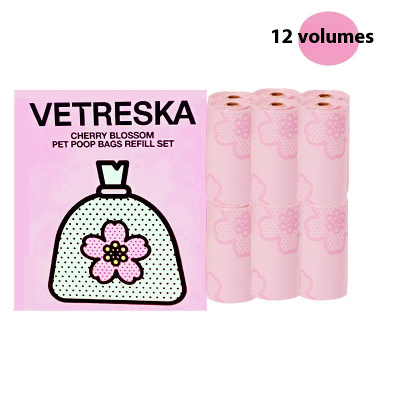 Scented Dog Poop Bag Dispenser with Refill Rolls, for dogs.