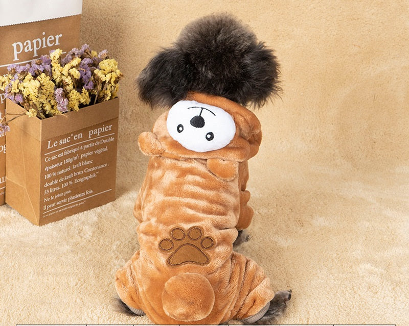 Cartoon Animal Costume Four-Leg Suit, for dogs.