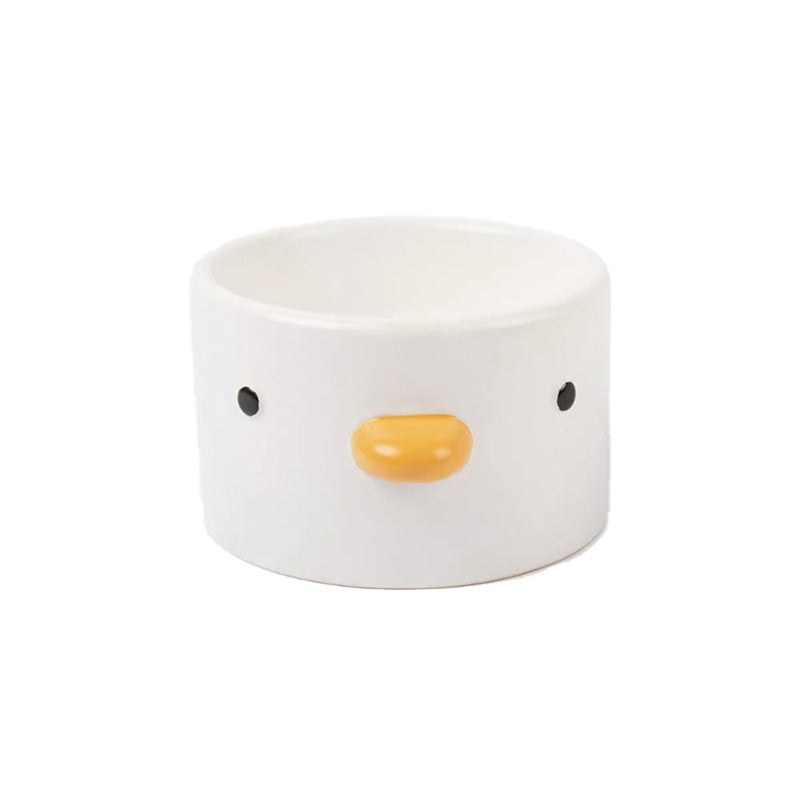 Ceramic Slanted Water Bowl, for dogs and cats.