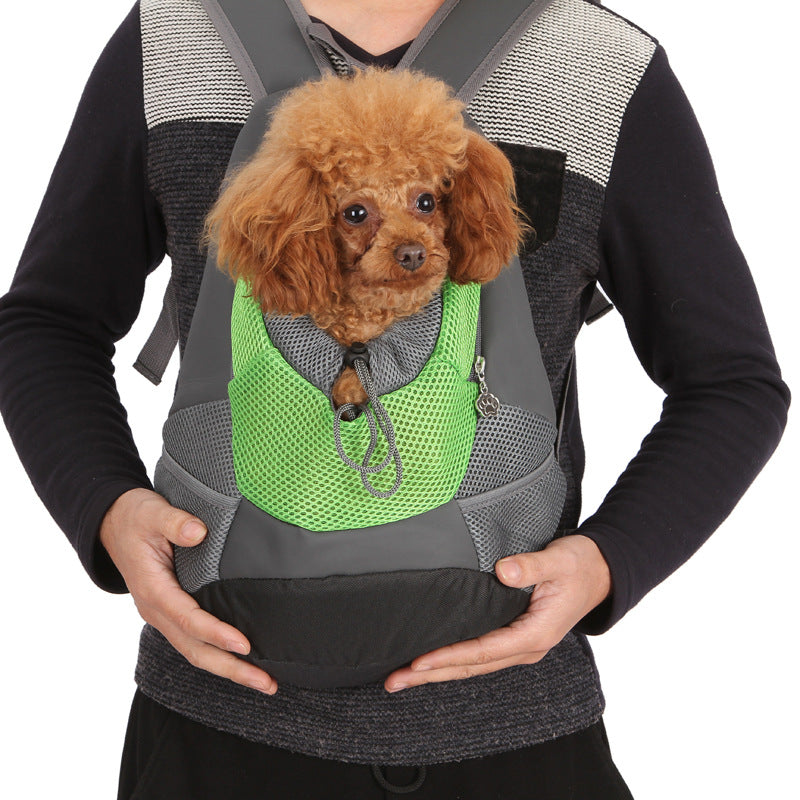 Convenient PU Travel Backpack for Dog Outings