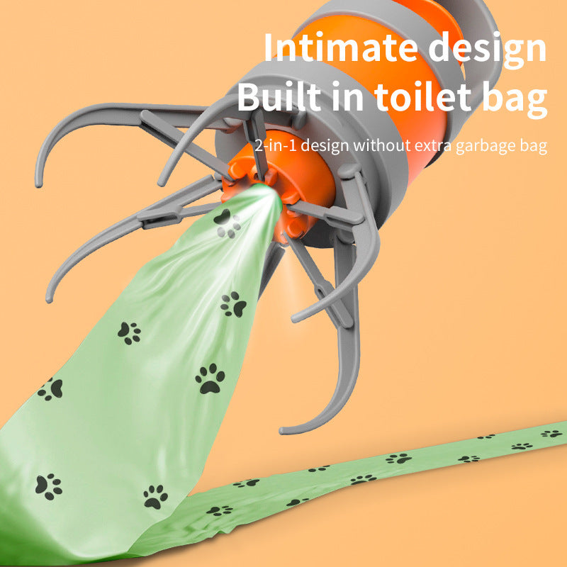 Portable Poop Scoop and Waste Bag Holder Set, for dogs and cats.