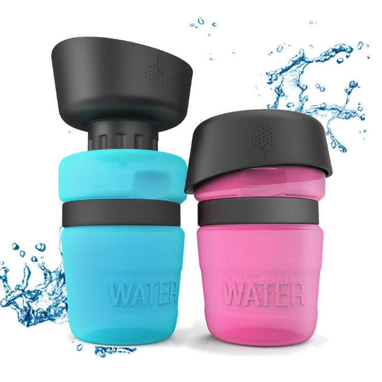 Portable Silicone Squeeze Water Bottle for Pets