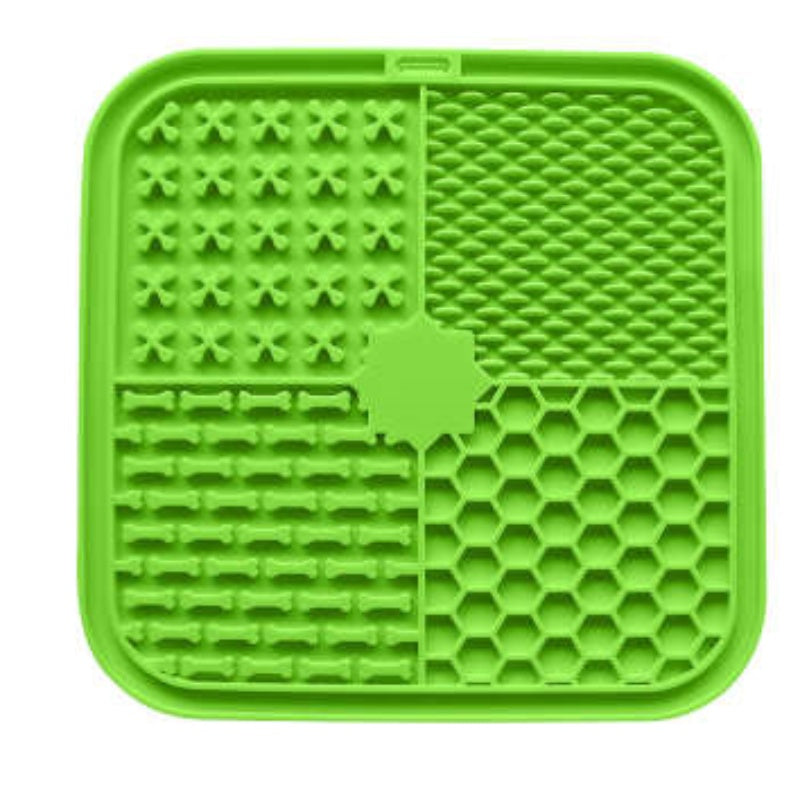 Octagonal Silicone Licking Pad for Slow Feeding, for dogs and cats.
