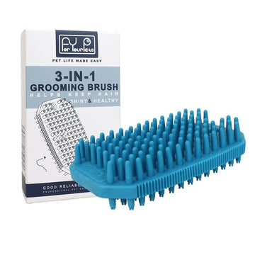 Dual-Use Pet Bath Massage Comb for Dogs with Hair Removal – close-up