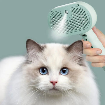 Spray Pin Brush for Cats & Dogs – Detangling Grooming Comb – detail view