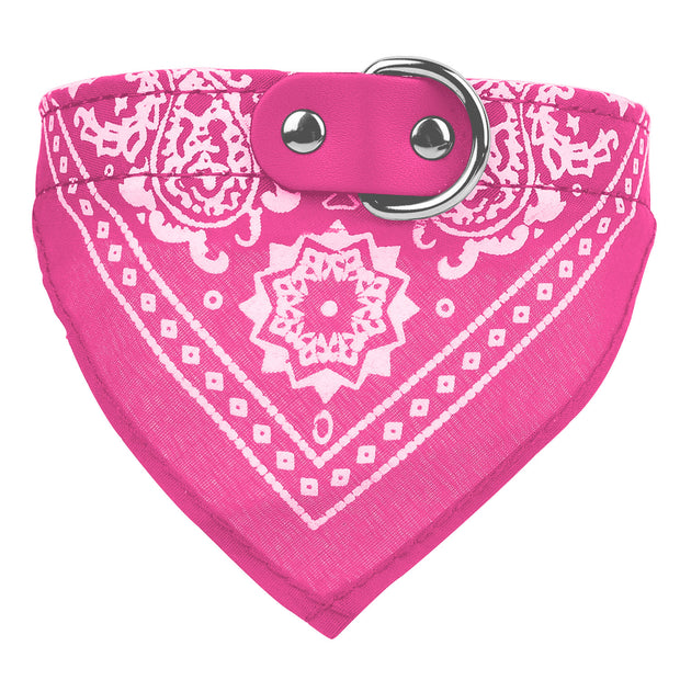 Adjustable Bandana Pet Collar – Triangle Scarf for Cats & Dogs – color options