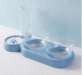 Snail-Shaped Anti-Tip Cat Feeding Bowl, Three Colors