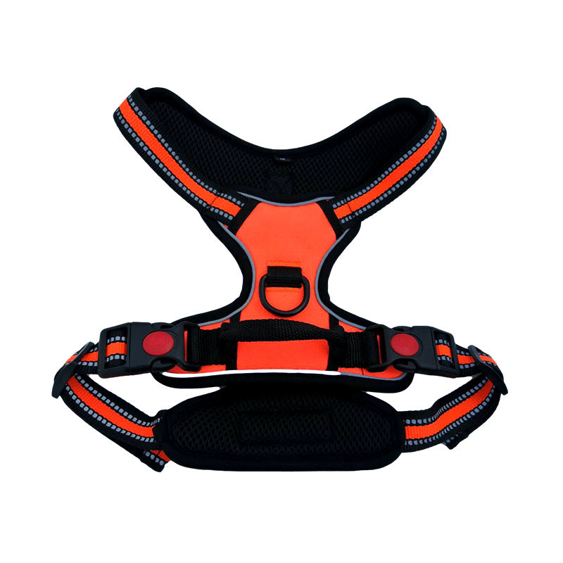 Adjustable Oxford Cloth Chest Harness Vest, for dogs.