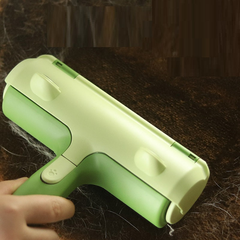 Bidirectional Pet Hair Remover for Fabric and Carpet, for dogs and cats.