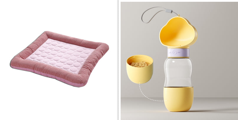 Pet Cooling Pad Bed For Dogs Cats Puppy Kitten Cool Mat Pet Blanket Ice Silk Material Soft For Summer Sleeping  Blue Breathable - kindoPet