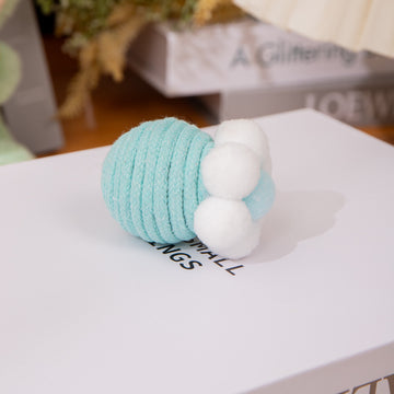 Cat Flower Cotton Rope Toy – Self-Amusement Teeth & Claw Grinder – detail view
