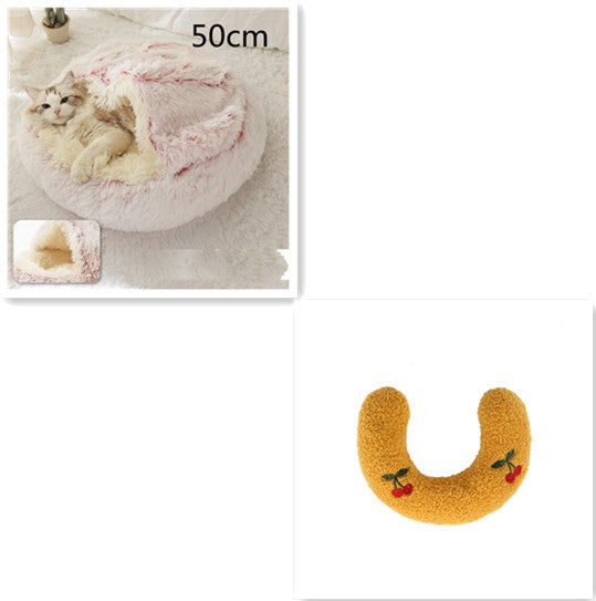 fold flat for storage round plush pet bed compact