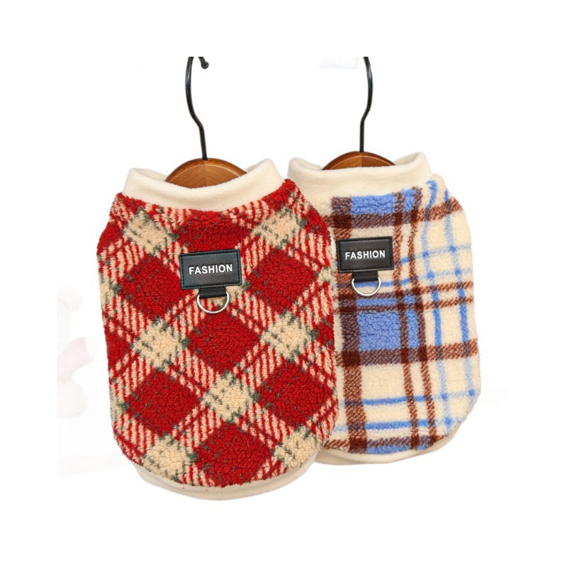 Polar Fleece Dog Coat – Warm Winter Sweater, another view.