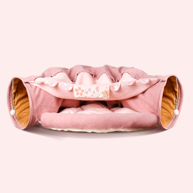 Collapsible Cat Tunnel Toy - Durable Play Tube for Indoor Fun – packaging