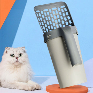Integrated Cat Litter Scoop – Waste Bin & Bag Storage Set