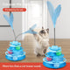 Interactive Cat Turntable – Self-Play Ball Tower Toy for Cats