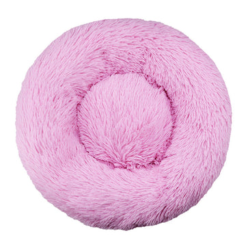 Machine-Washable Plush Round Dog Bed – Orthopedic Comfort – size reference