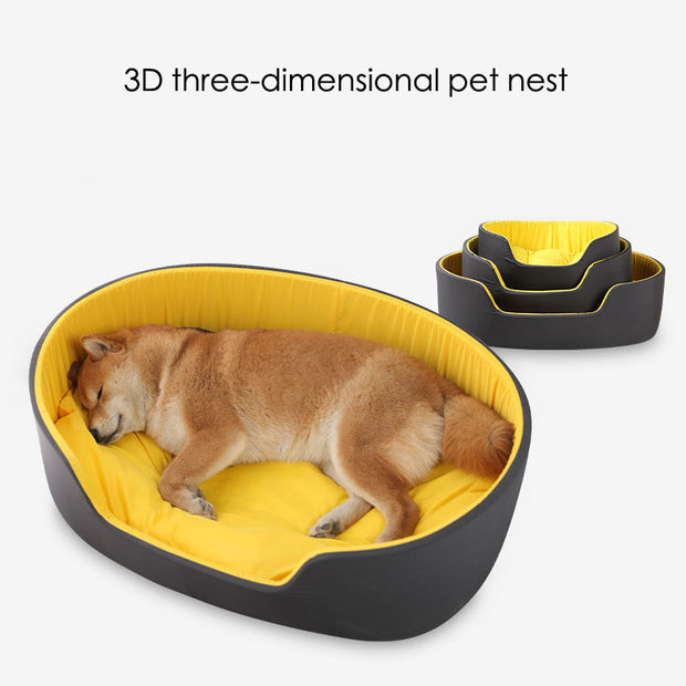 Insulated Winter Pet House – Washable Thermal Dog Kennel for All Seasons – detail view