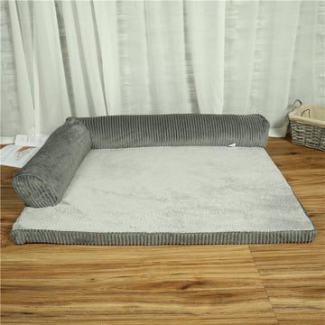 Orthopedic Dog Bed - Memory Foam Pet Mattress with Removable Cover – color options