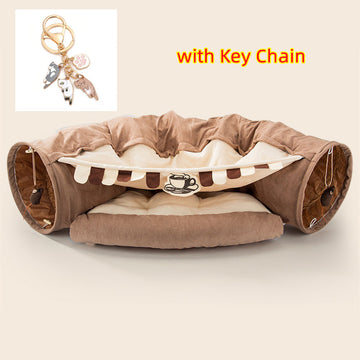Collapsible Cat Tunnel Toy - Durable Play Tube for Indoor Fun – detail view