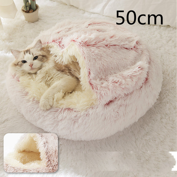 non slip on tile carpet hardwood round pet bed