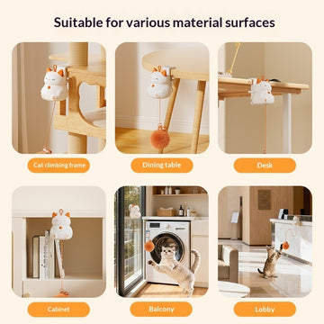 Elevating Smart Cat Ball Toy – Automatic Self-Play Roller – in use