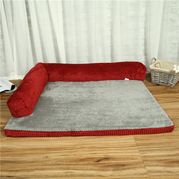 Orthopedic Dog Bed - Memory Foam Pet Mattress with Removable Cover