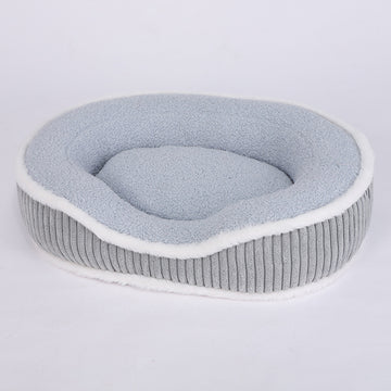 Orthopedic Memory Foam Pet Bed – Self-Warming Velvet Cushion for Dogs & Cats – close-up