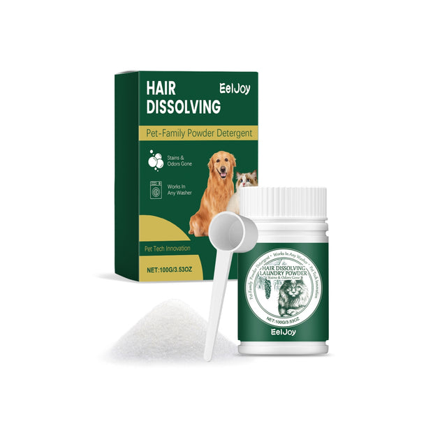 Pet Hair Cleaning Powder – Laundry Fur Dissolver & Remover