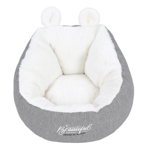 Dog Sleeping Bag Bed – Soft Warming Cushion Kennel – close-up