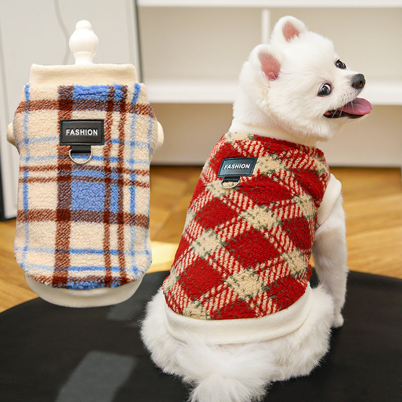 Polar Fleece Dog Coat – Warm Winter Sweater, for a dog.